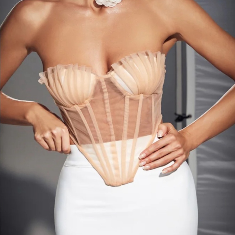 Beautiful mesh corset top